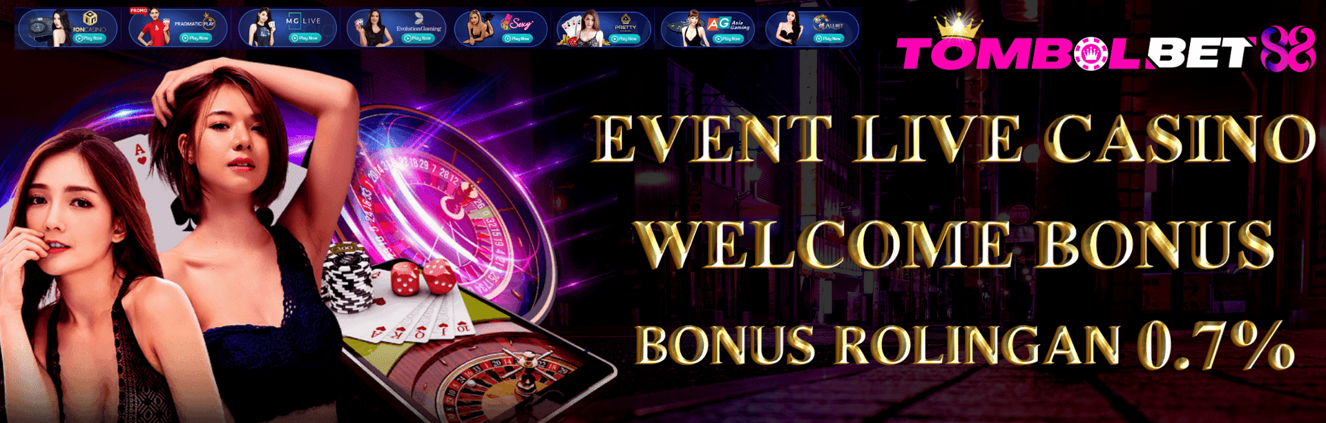 EVENT LIVE CASINO TOMBOLBET88